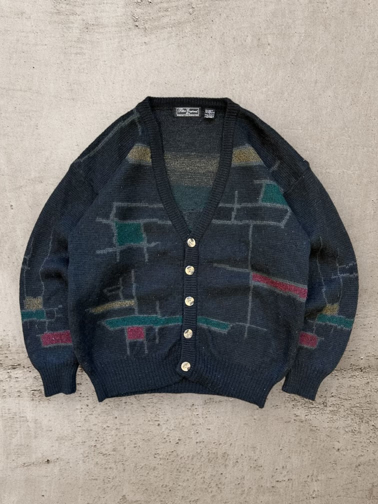 90's Peter England デザインニットカーディガン 90's Peter England デザインニットカーディガン
