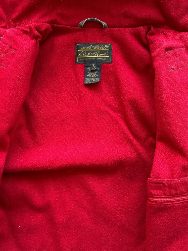 90s Eddie Bauer Clasp Hooded Jacket - Small