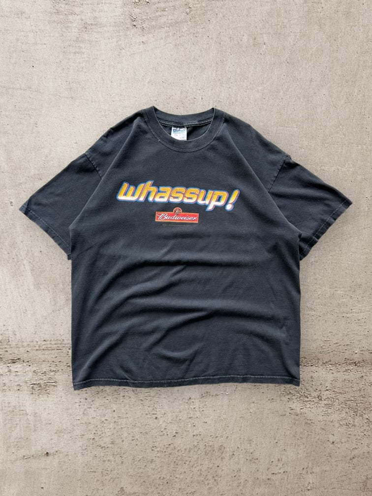 00s Budweiser Whassup Graphic T-Shirt - XL