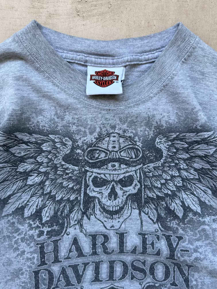 00s Harley Davidson Wings Graphic T-Shirt - Medium