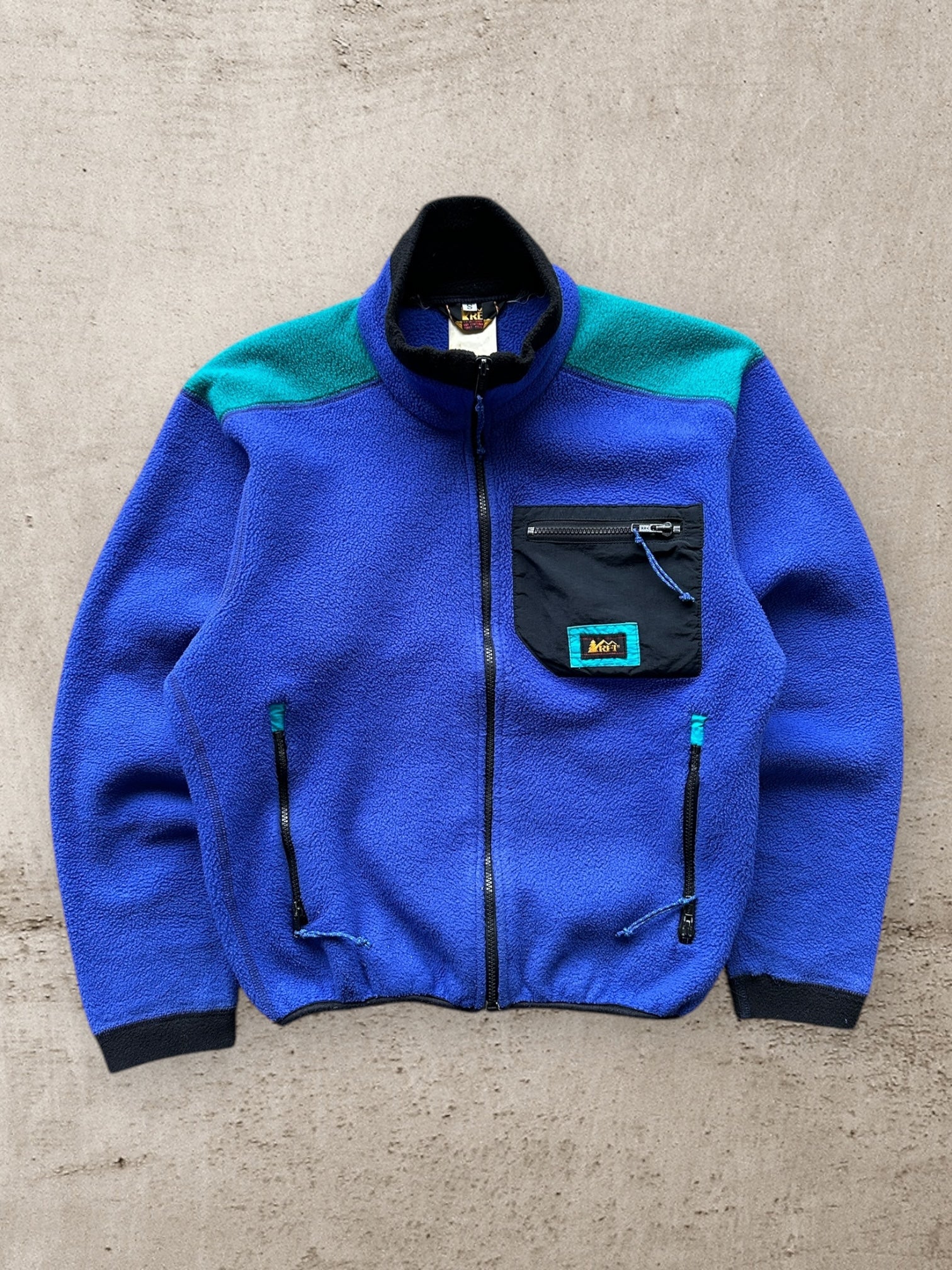 90s REI Color Block Zip Up Fleece - Small – The Juncture