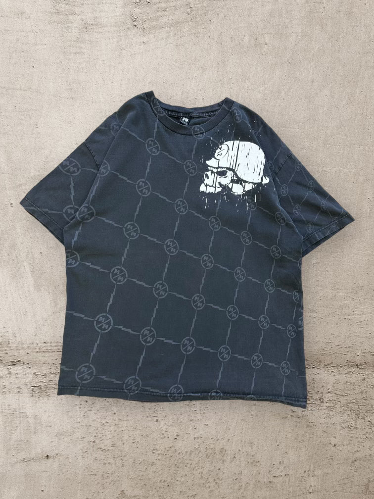 00s Skull Monogram Graphic T-Shirt - XL