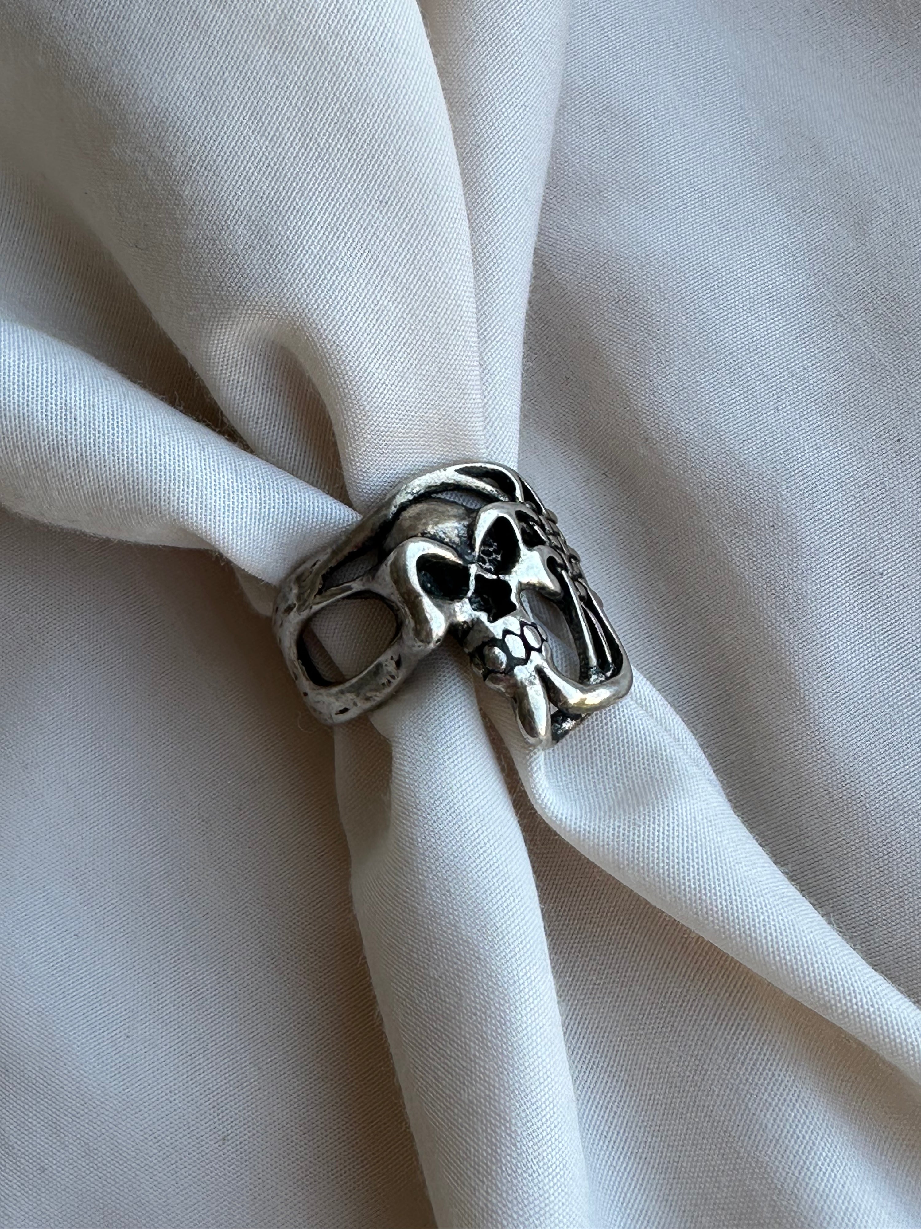 1992 G&S Skull Ring Size 10