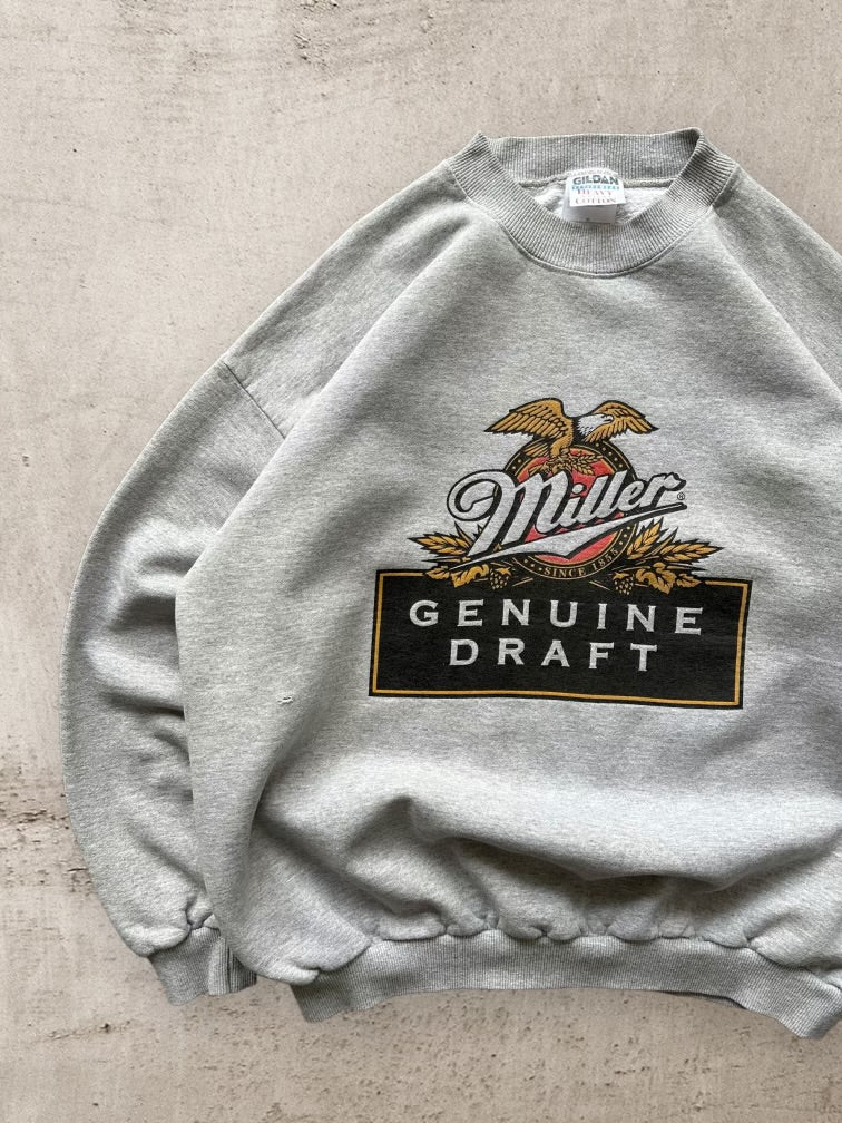00s Miller Genuine Draft Graphic Crewneck - XL