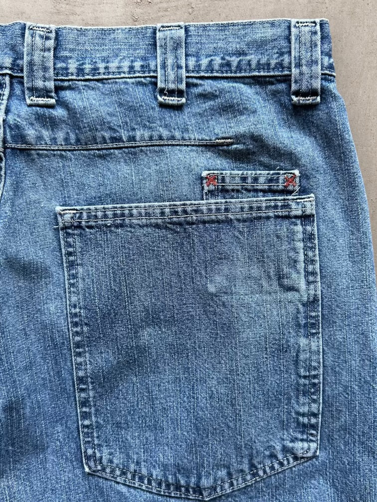 00s Lee Dungarees Baggy Denim Jeans - 36x31