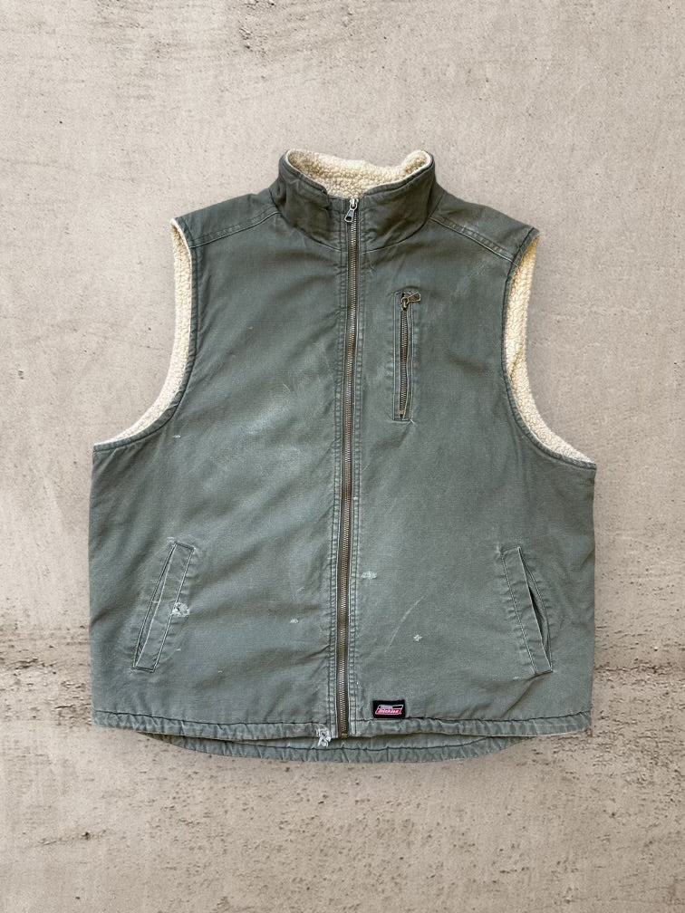00s Dickies Sherpa Lined Vest - XL