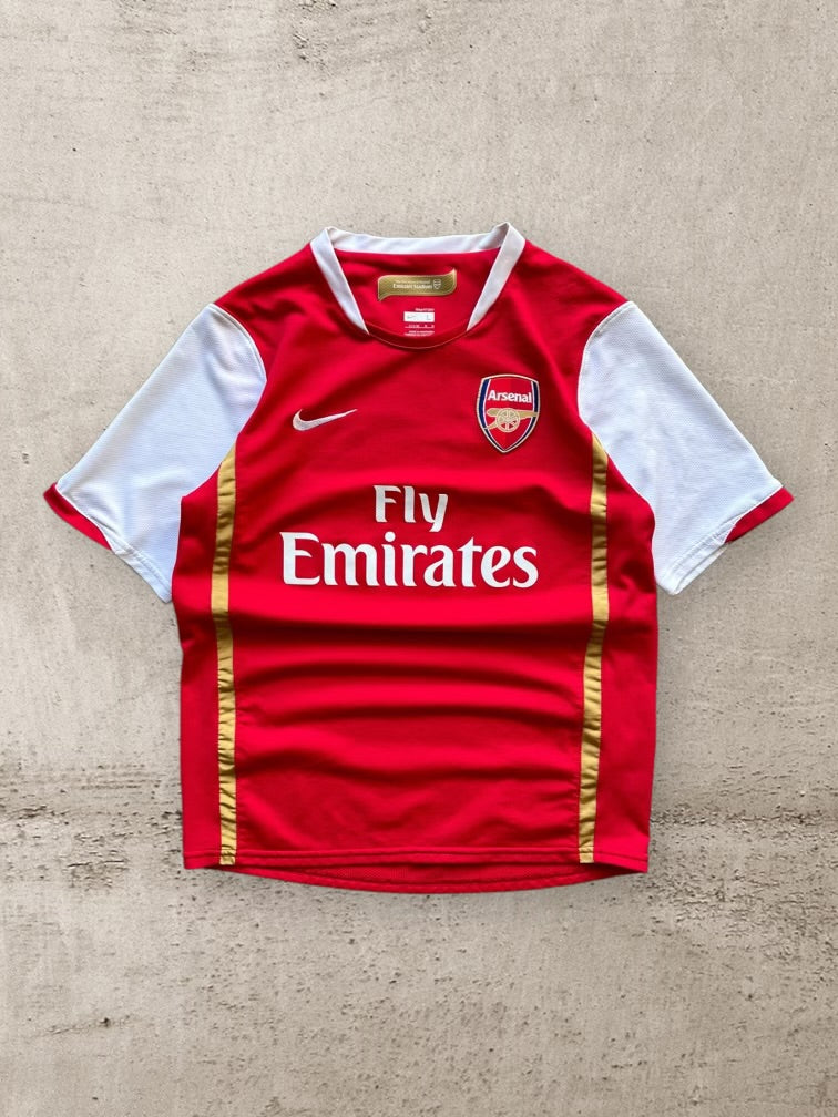 00s Nike Fly Emirates Arsenal Robinson Soccer Jersey - Small