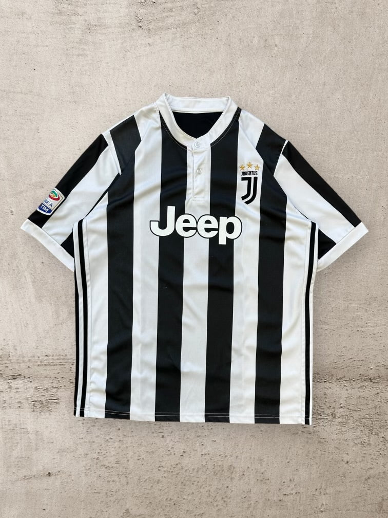 Juventus Ulisses Striped Soccer Jersey - Large
