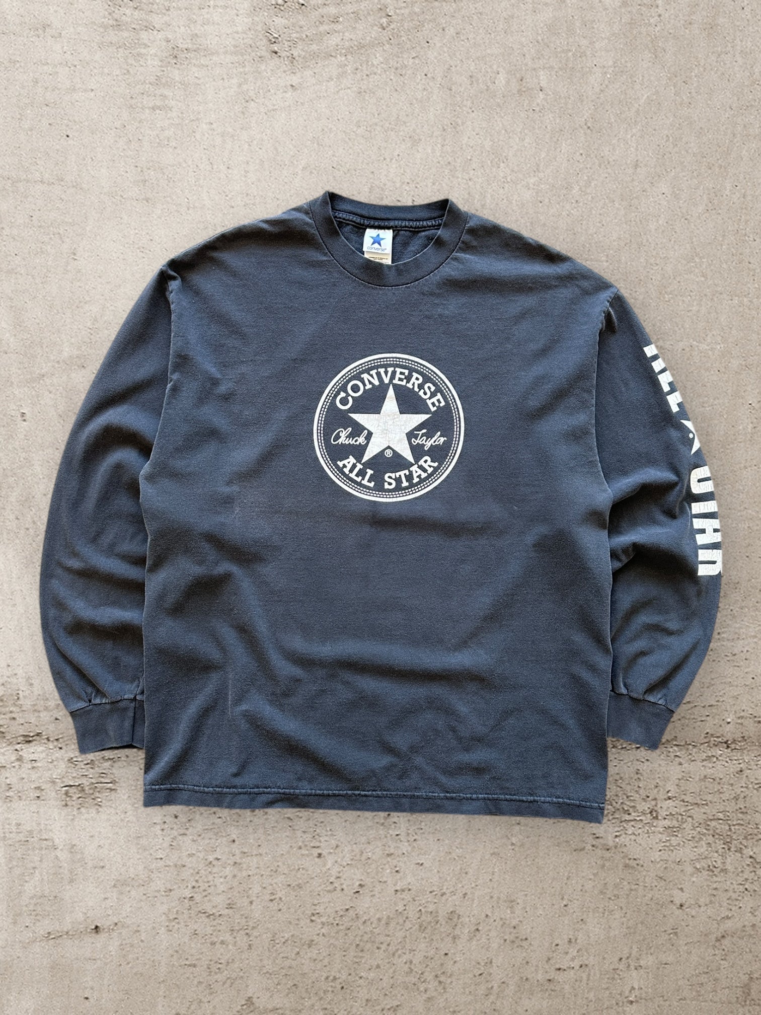 00s Converse All Star Graphic Long Sleeve T-Shirt - Large – The 