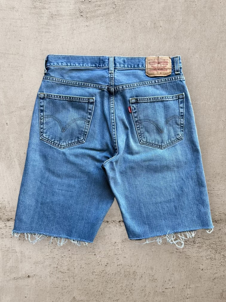 00s Levi's 550 Cut Off Denim Shorts 33 – The Juncture
