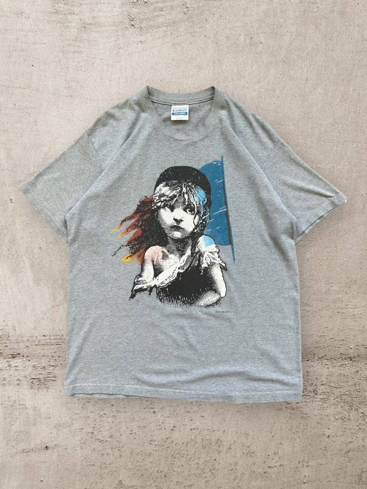 80s Les Miserables Graphic T-Shirt - Large