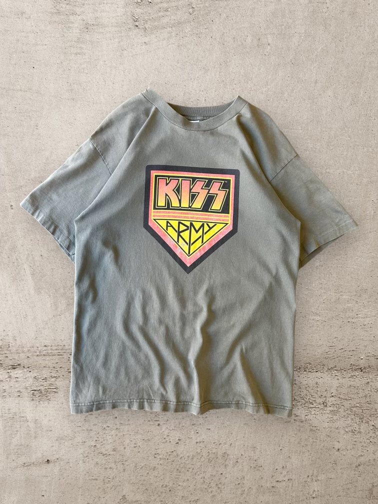 00s Kiss Army Graphic T-Shirt - Large