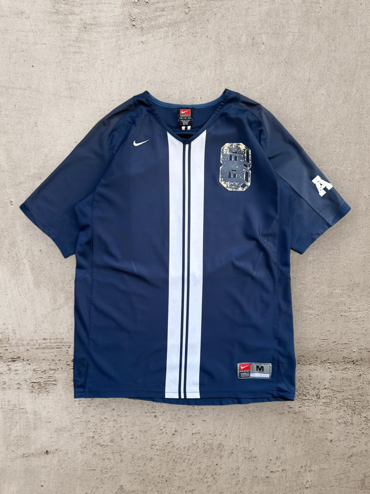 00s Nike Napoleon Striped Soccer Jersey - Large