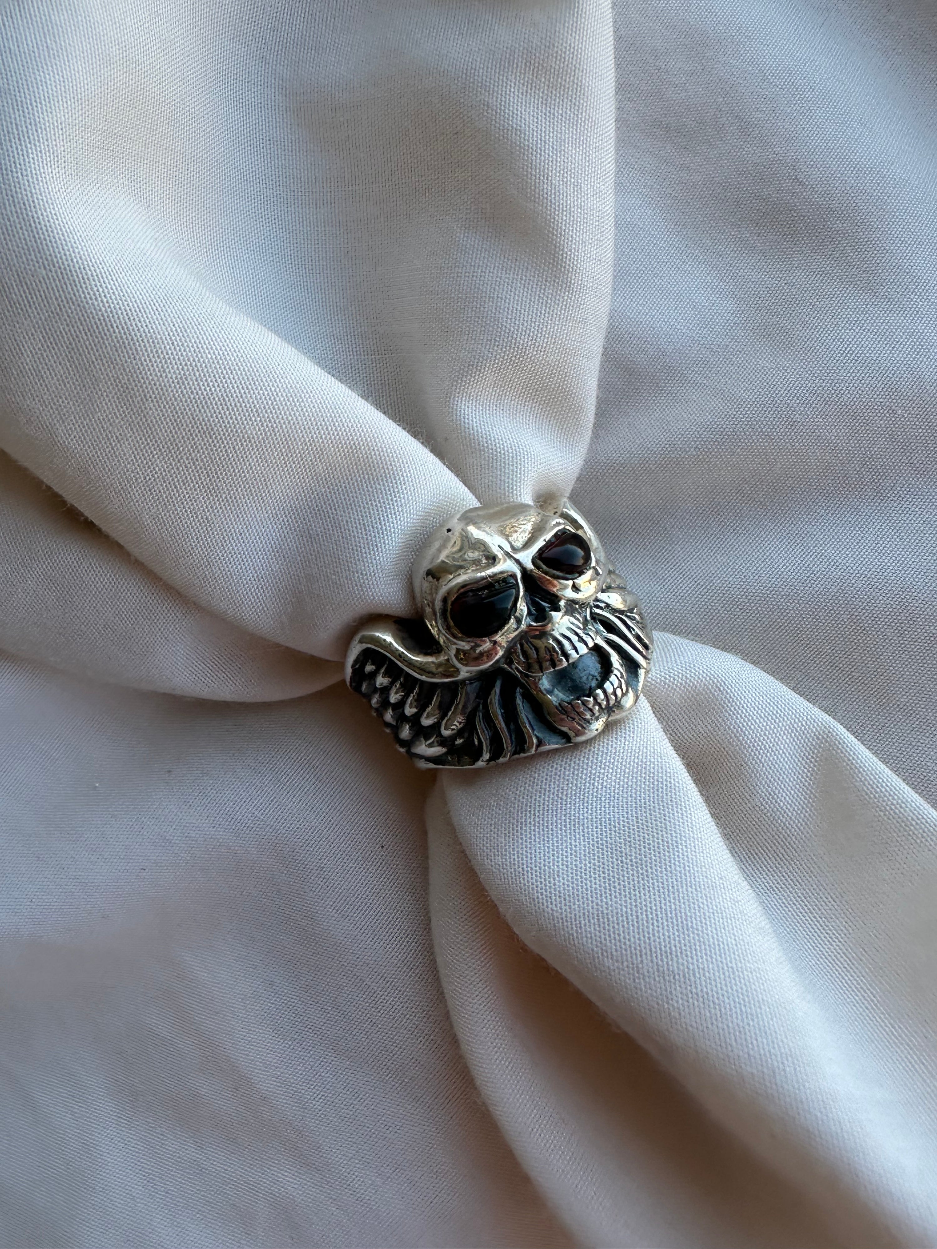 1980s Skill & Wings Ring Size 10