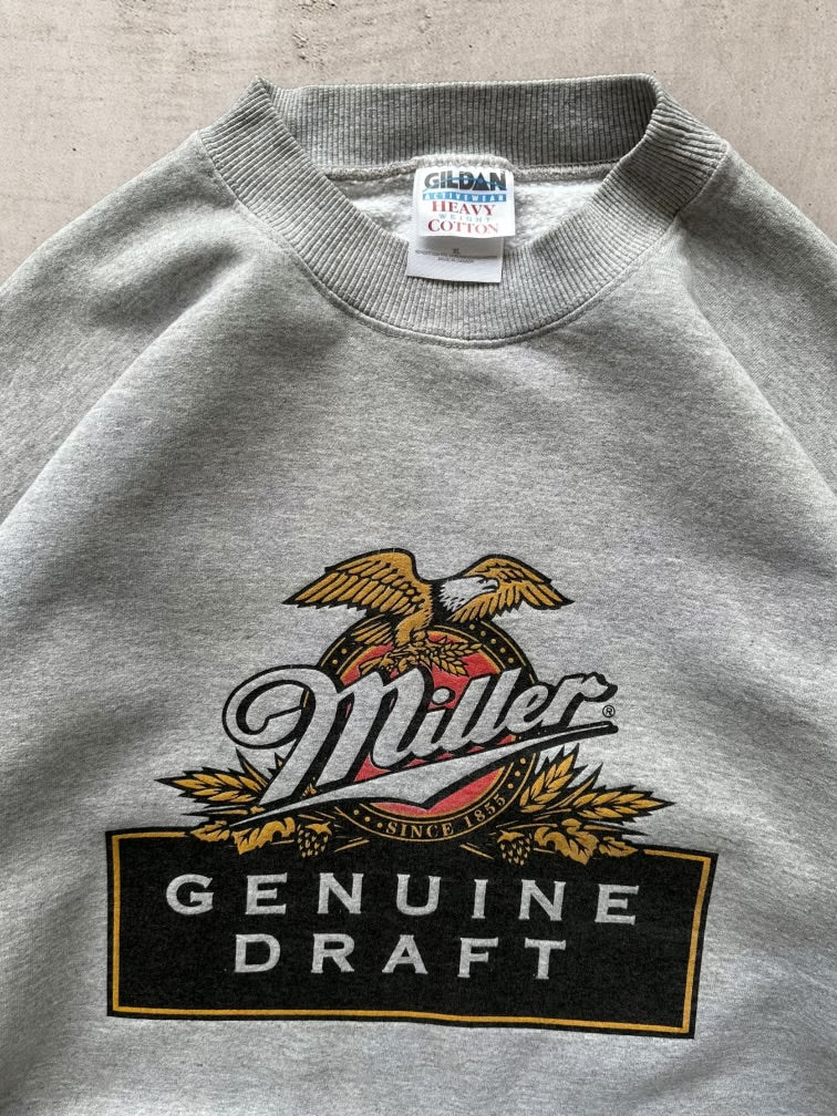 00s Miller Genuine Draft Graphic Crewneck - XL