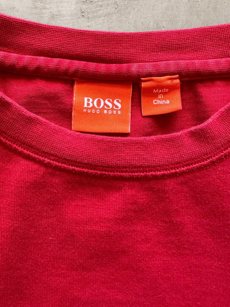 00s Hugo Boss Embroidered Long Sleeve Shirt - Large