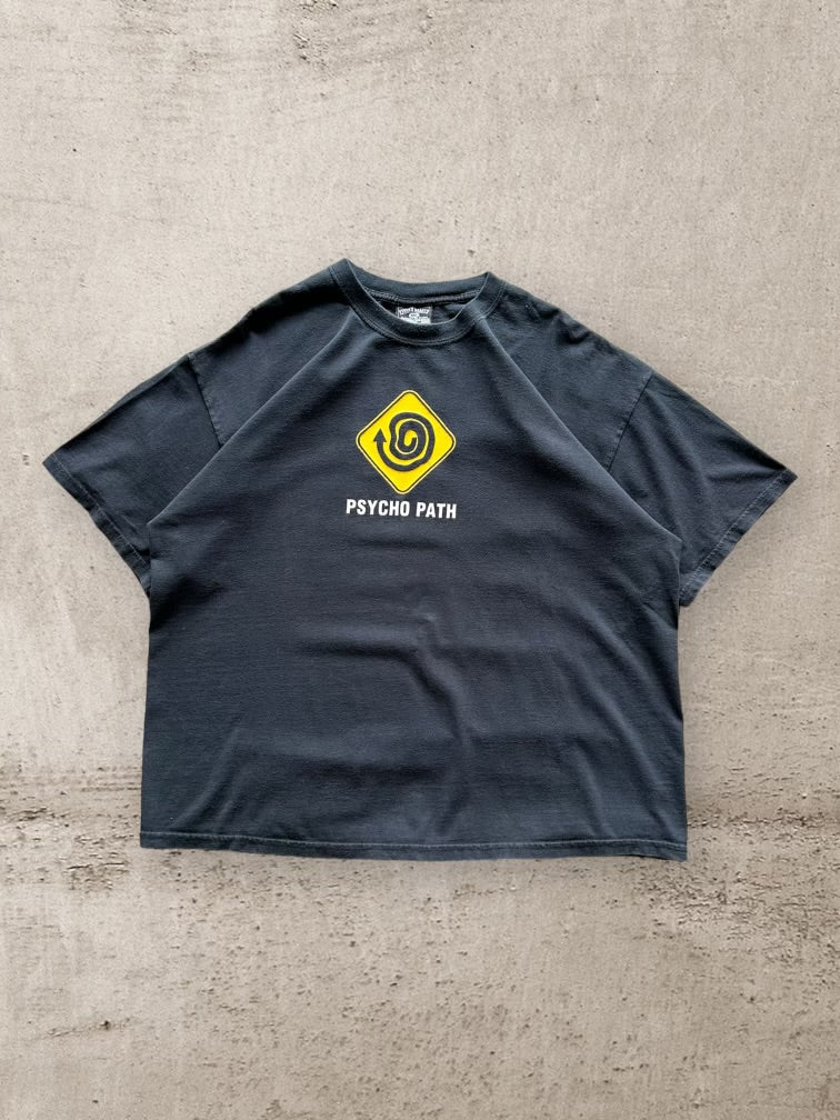 00s Psycho Path Graphic T-Shirt - XXL