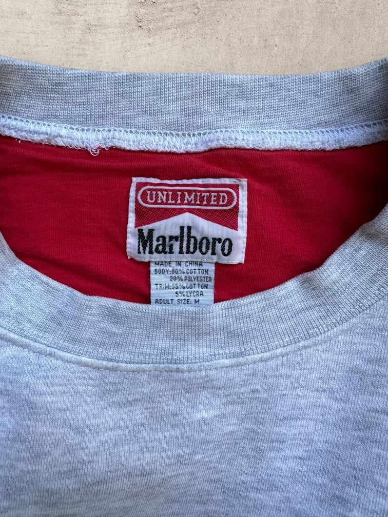 90s Marlboro Cigarettes Patch Crewneck - Large