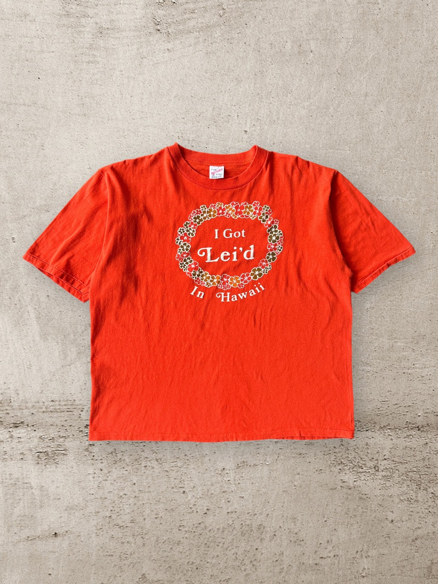 80s I Got Lei'd In Hawaii Graphic T-Shirt - Large – The Juncture