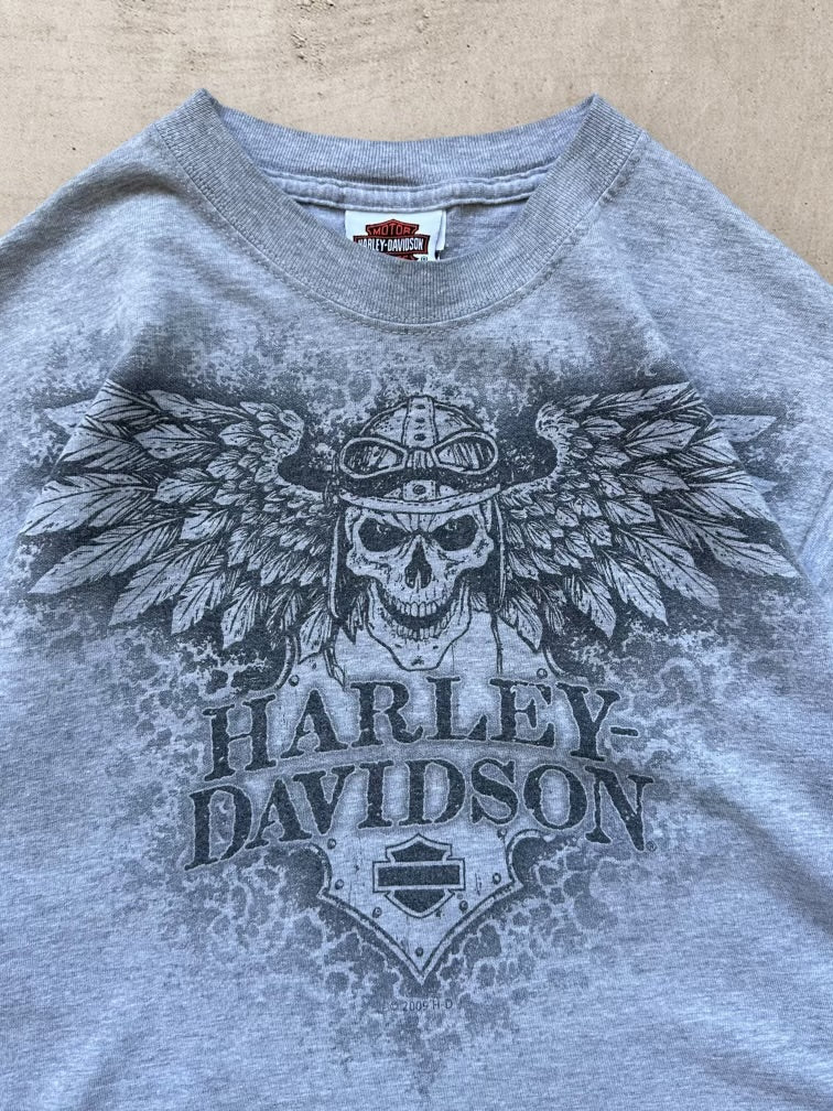 00s Harley Davidson Wings Graphic T-Shirt - Medium