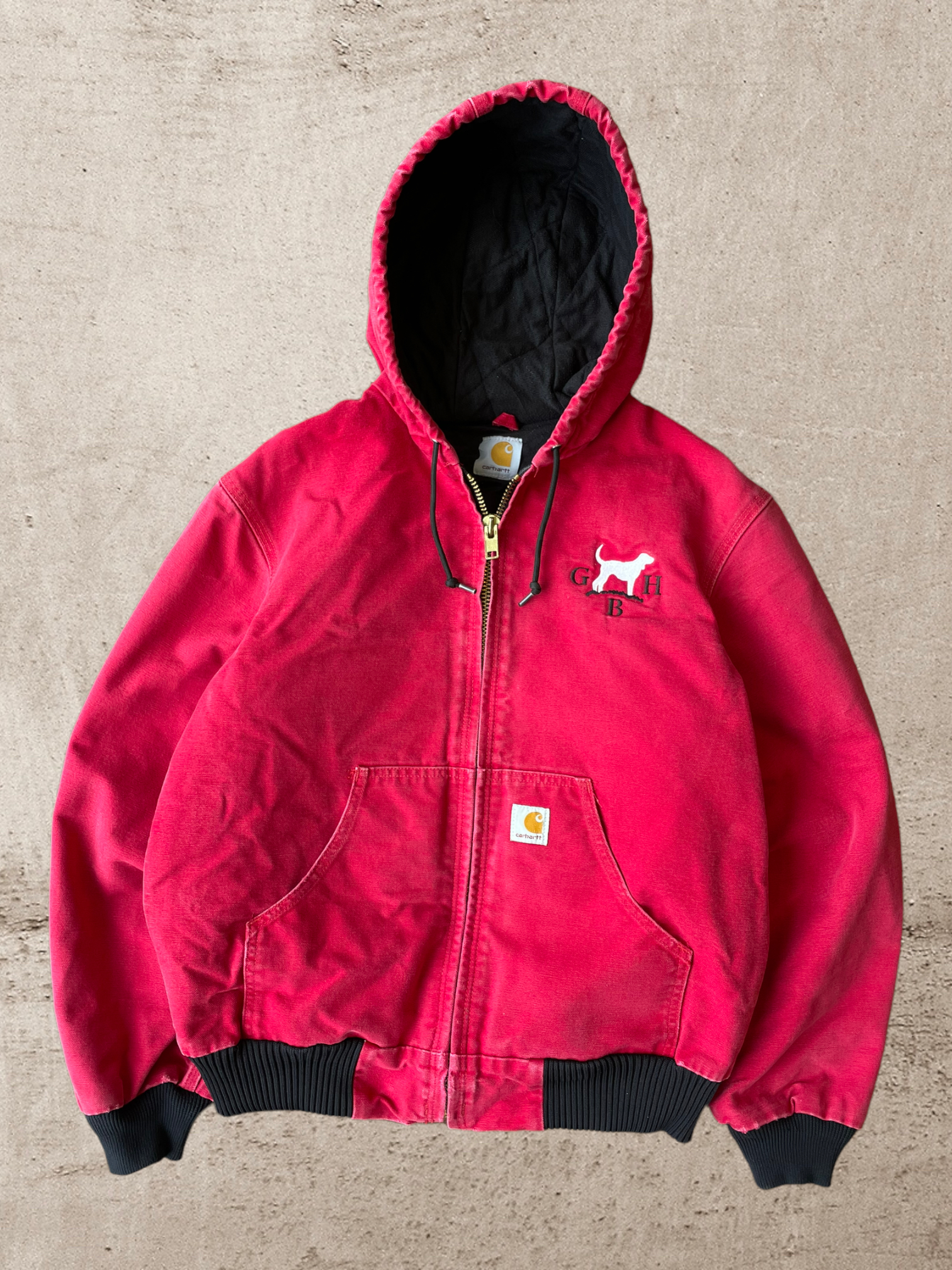 90s Carhartt Hooded Jacket - Medium