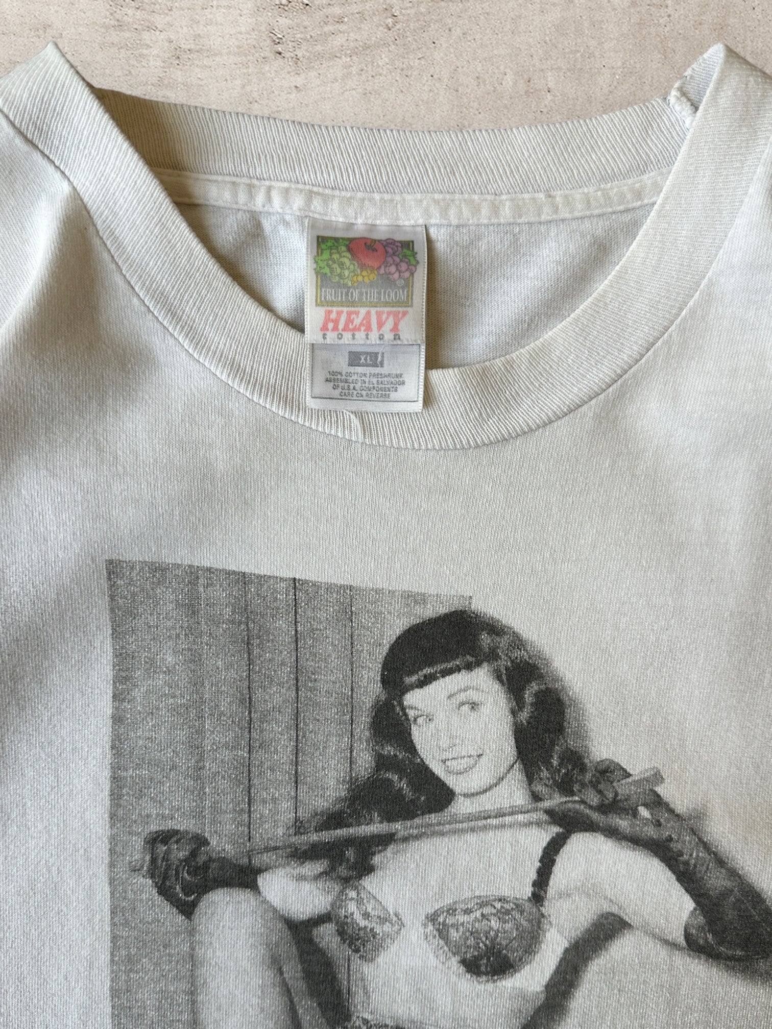 90s Betty Page Pin Up T-Shirt - XL