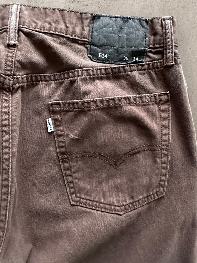 00s Levi’s 514 Brown Jeans - 36x32