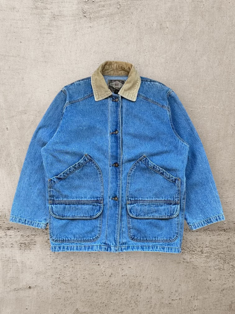 90s Express Denim Chore Jacket - Medium