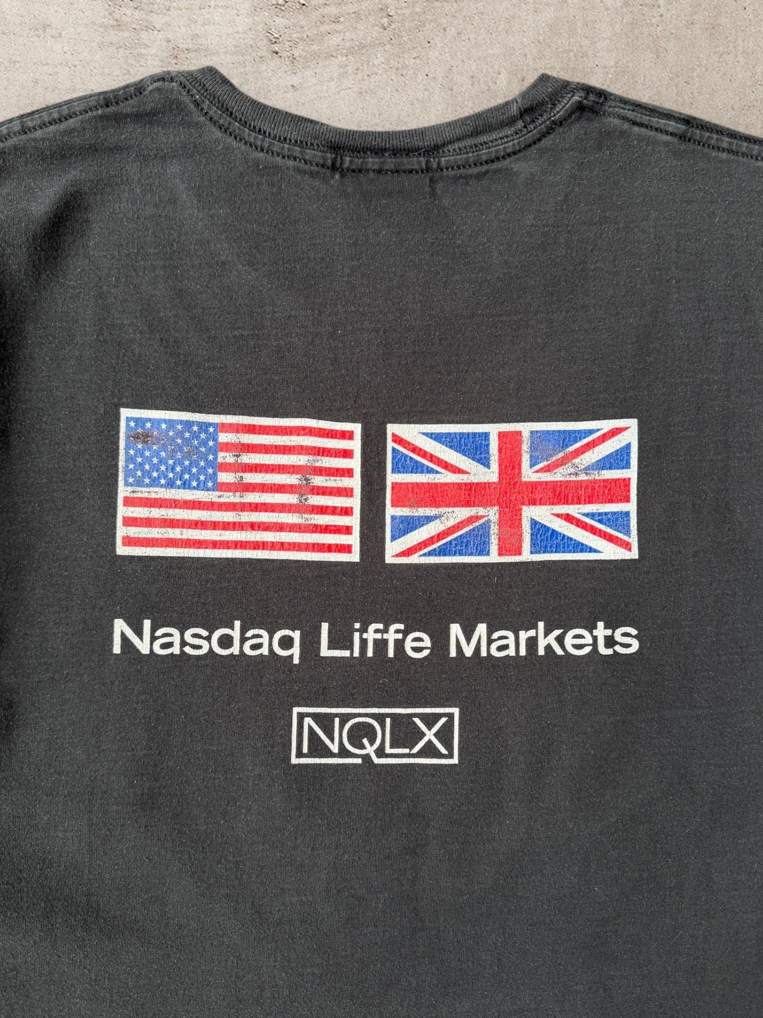 00s Nasdaq Life Markets NQLX Graphic T-Shirt - Medium