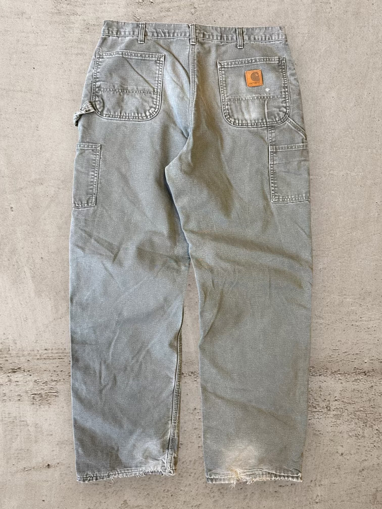 00s Carhartt Blanked Lined Carpenter Pants - 36x33