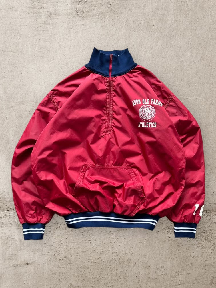 80s Russell Athletic Avon Old Farms Athletics Nylon Jacket - XL