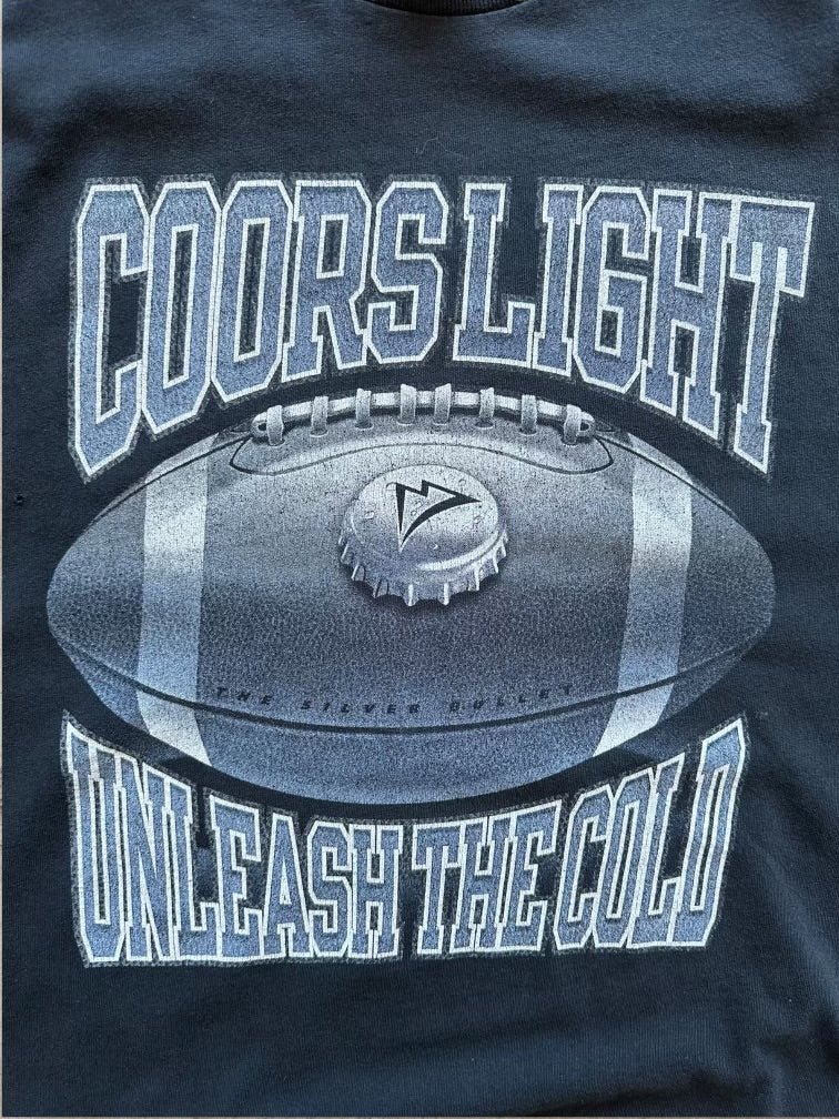 00s Coors Light Unleash The Cold Graphic T-Shirt - XL