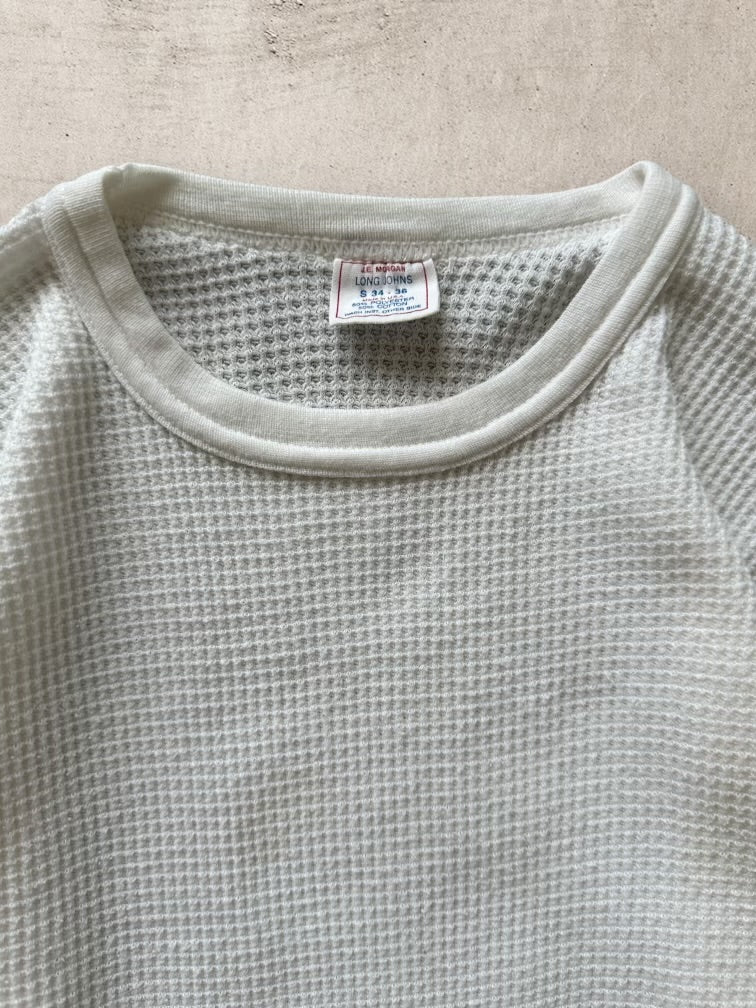 80s J.E Morgan Waffle Lined Thermal - XS