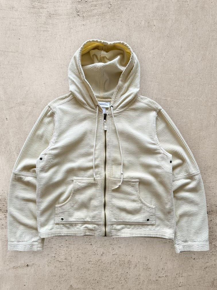 00s Chadwick Corduroy Zip Up Hoodie - Medium