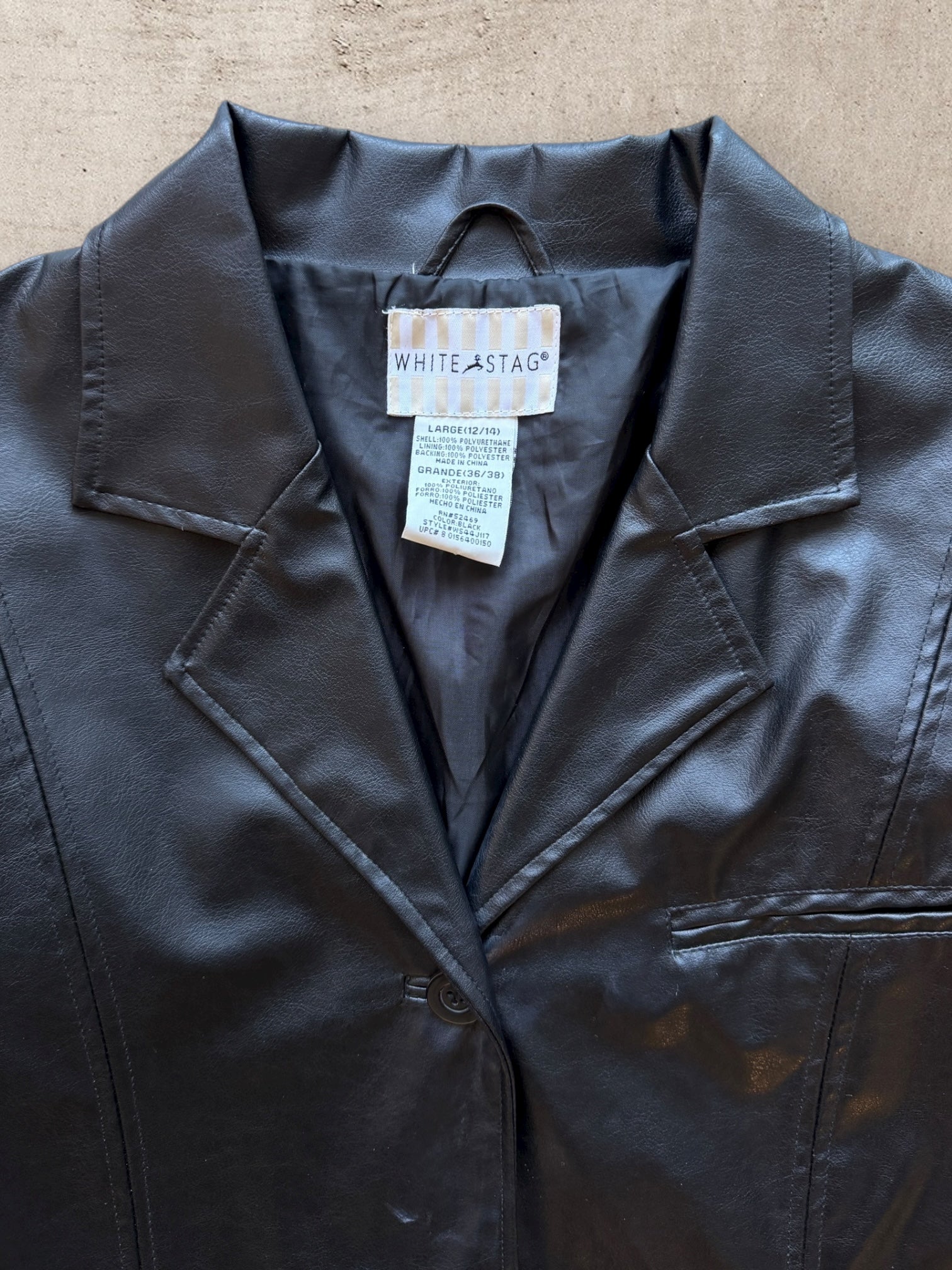 00s White Stag Leather Jacket - Large