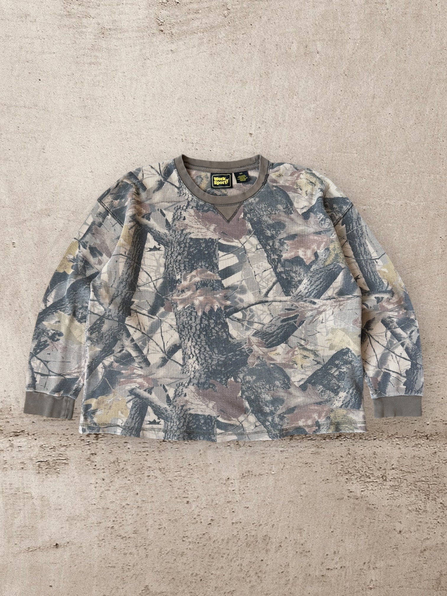 00s Work N’ Sport Real Tree Camouflage Thermal Shirt - XL