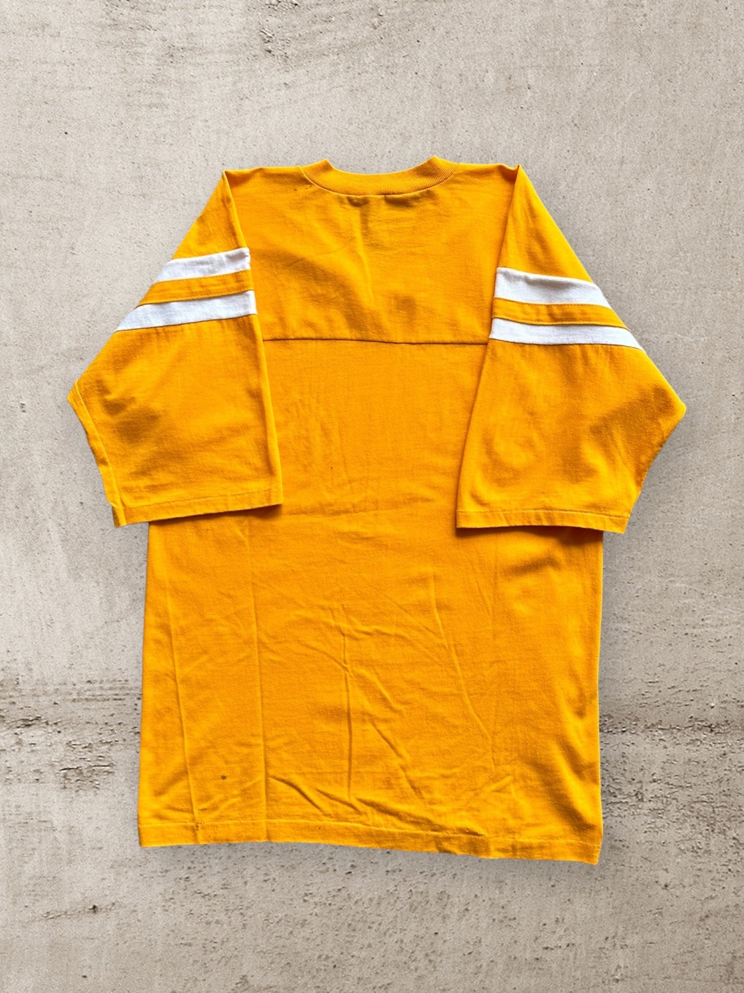 80s Yellow Striped Jersey - Medium