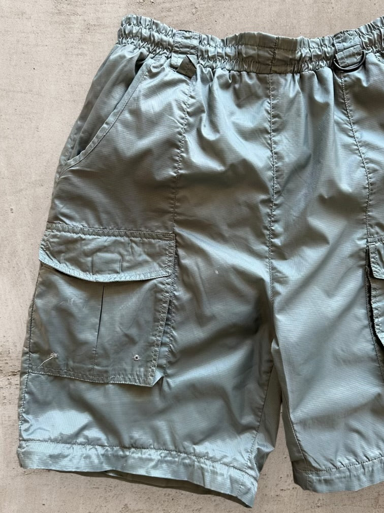 90s Athletic Works Nylon Cargo Shorts - Small