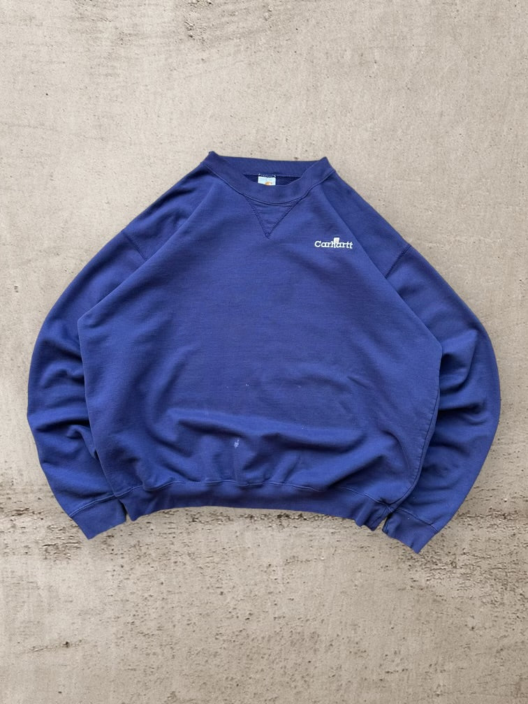 90s Carhartt Embroidered Crewneck - XL