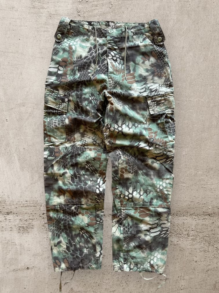 00s Military Camouflage Cargo Pants - 34