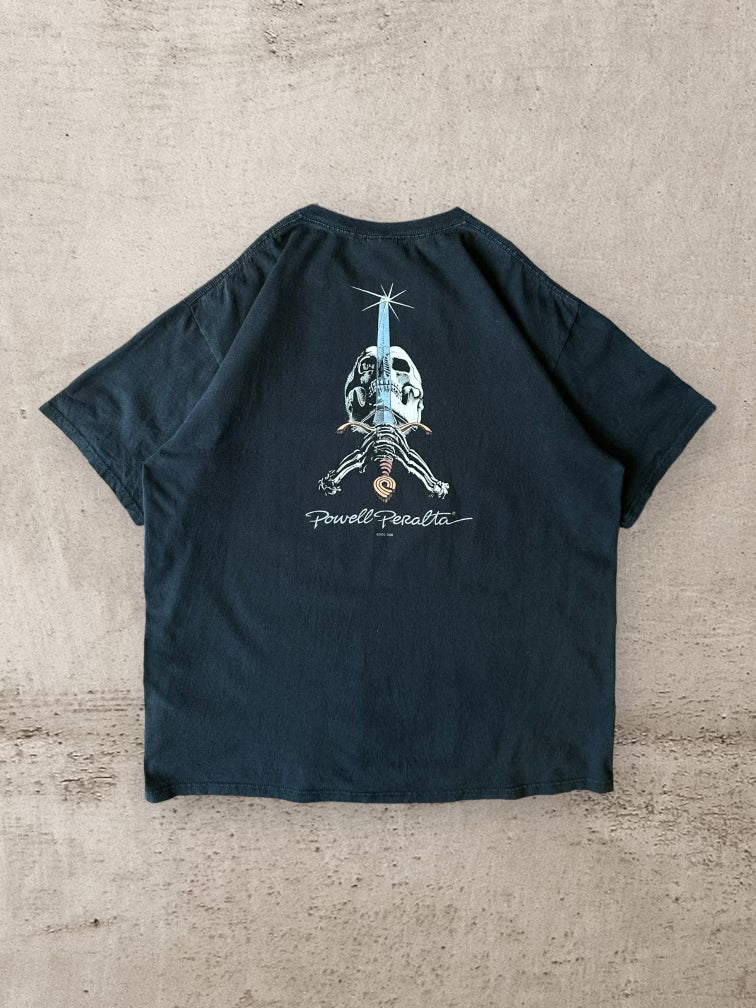 00s Powell Peralta Skull T-Shirt - XXL