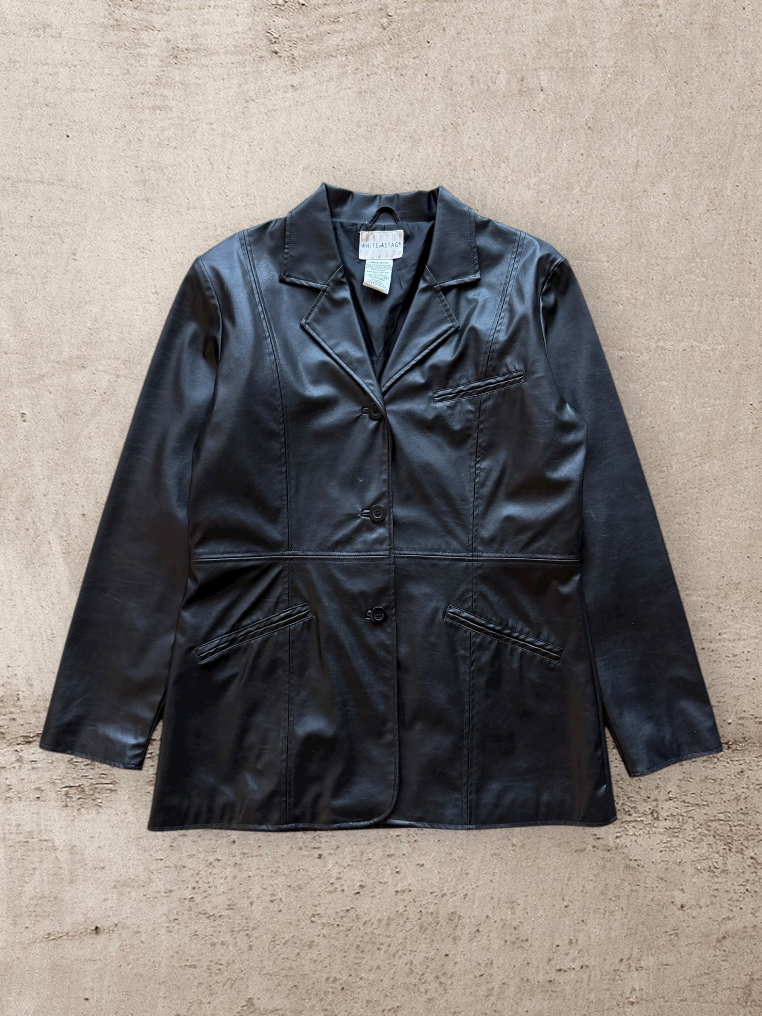 00s White Stag Leather Jacket - Large