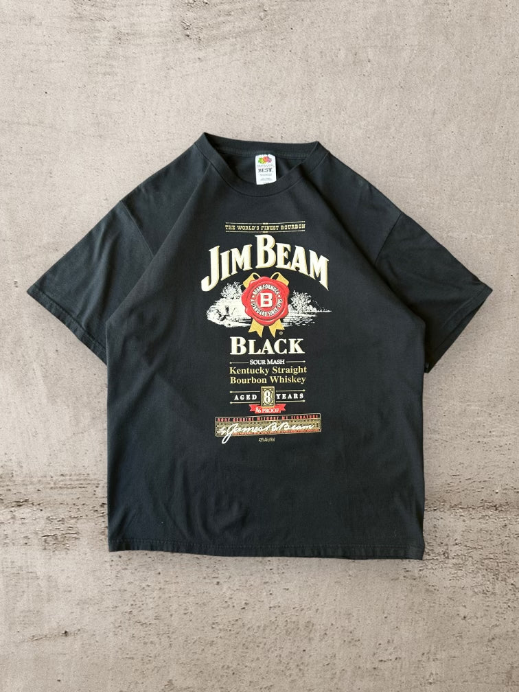 00s Jim Beam Black T-Shirt - Large