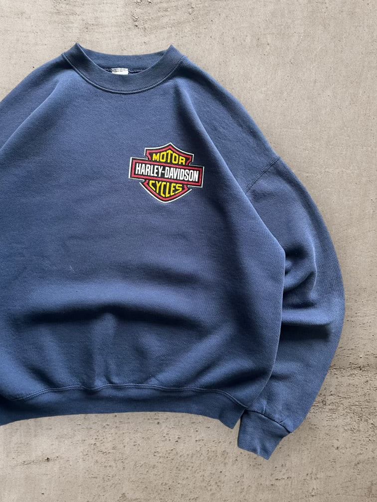 90s Harley Davidson Graphic Crewneck - XL