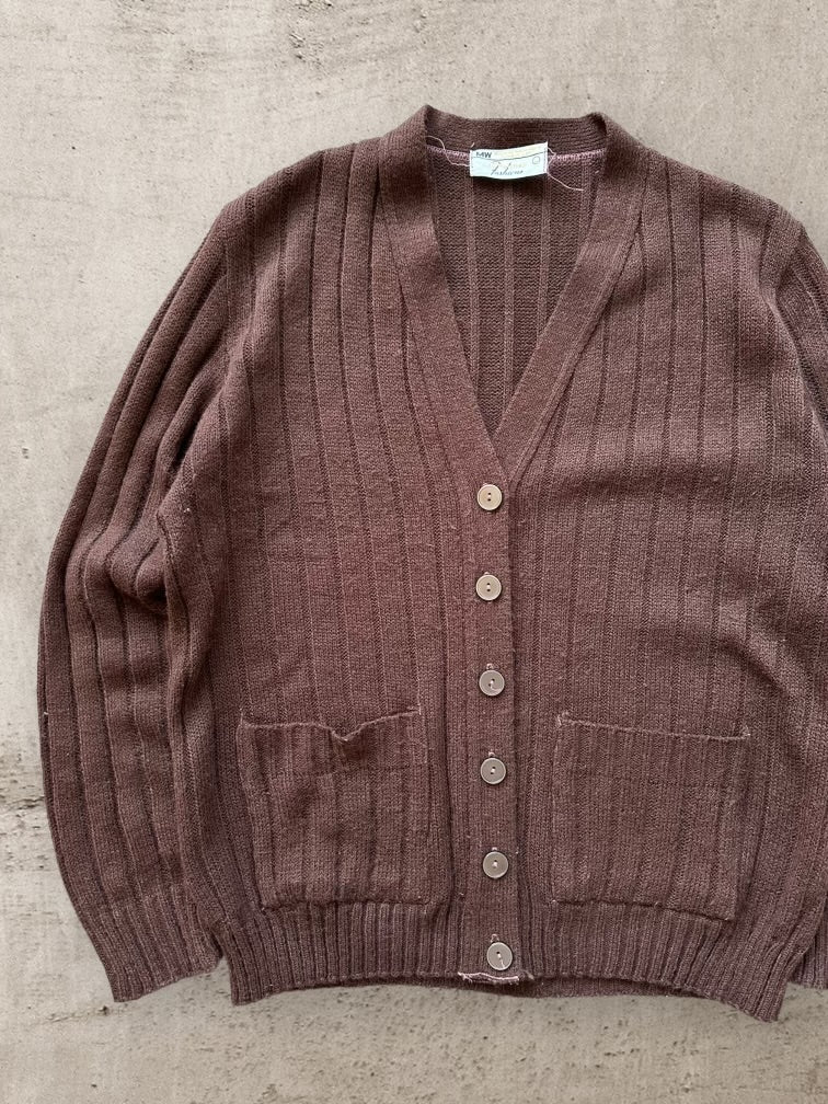 80s J.C Penny Knit Cardigan - Small