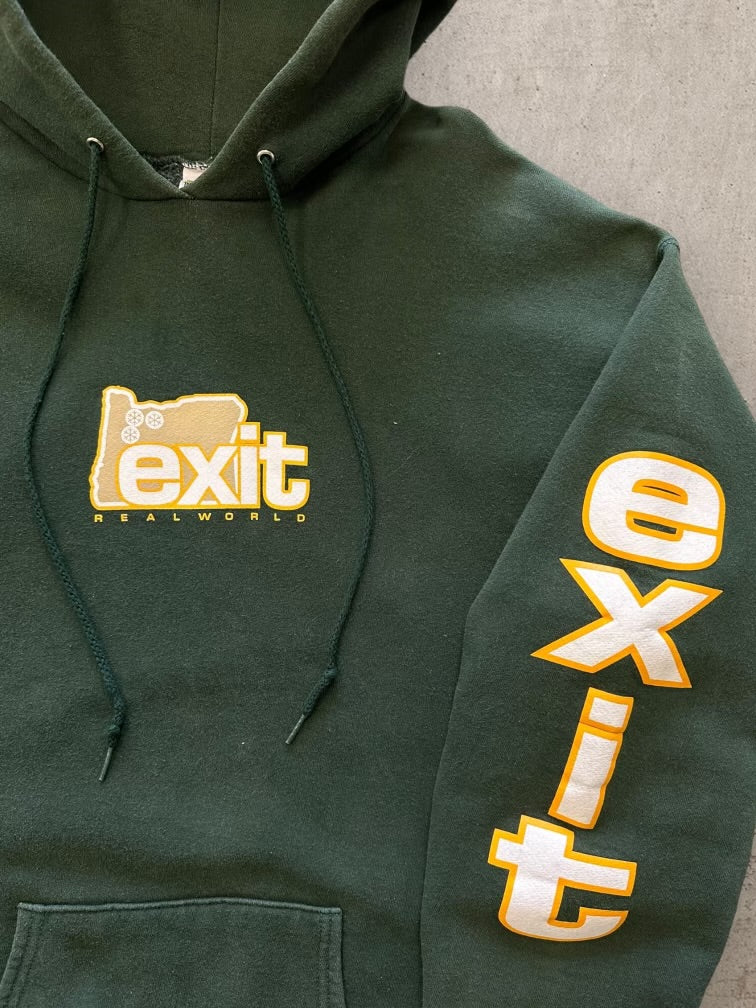 90s Exit Real World Graphic Hoodie - XL