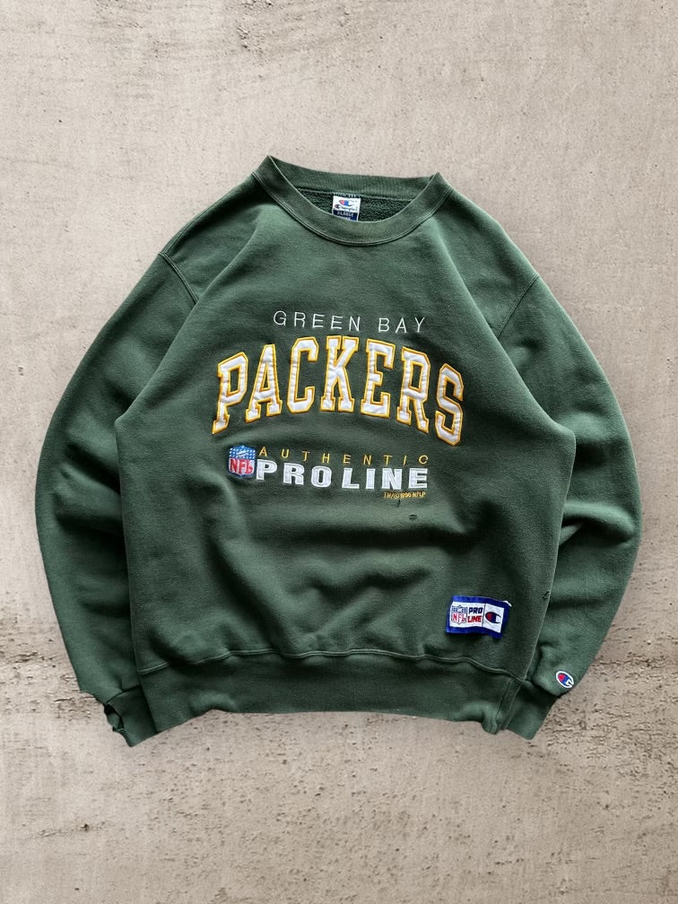 90s Champion Green Bay Packers Crewneck - XL