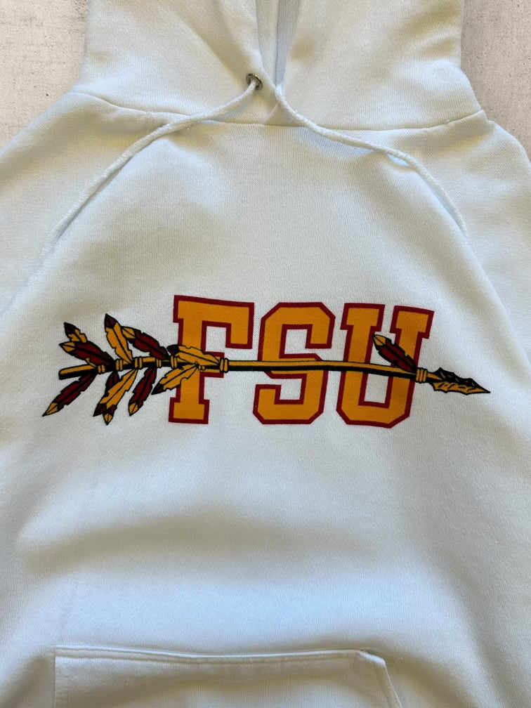 80s Florida State University Graphic Hoodie - Large