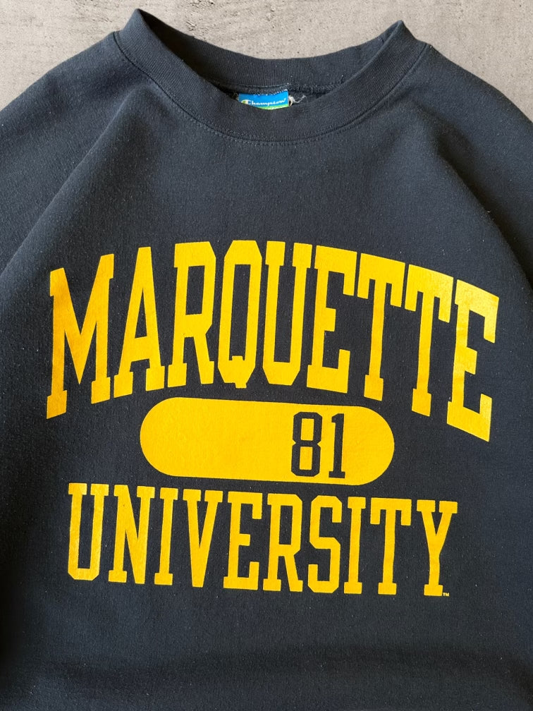 00s Champion Marquette University Crewneck - Large