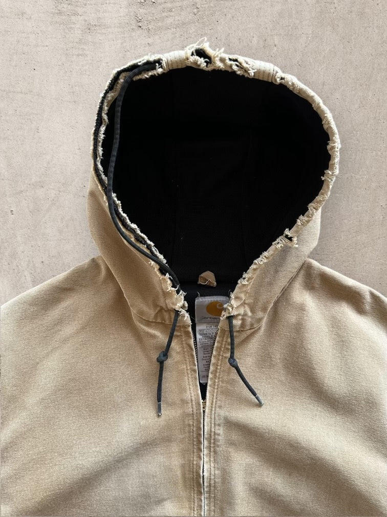 00s Carhartt Distressed Hooded Jacket - XL